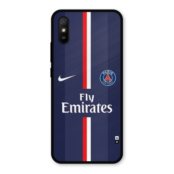 Saint Paris Jersey Metal Back Case for Redmi 9a