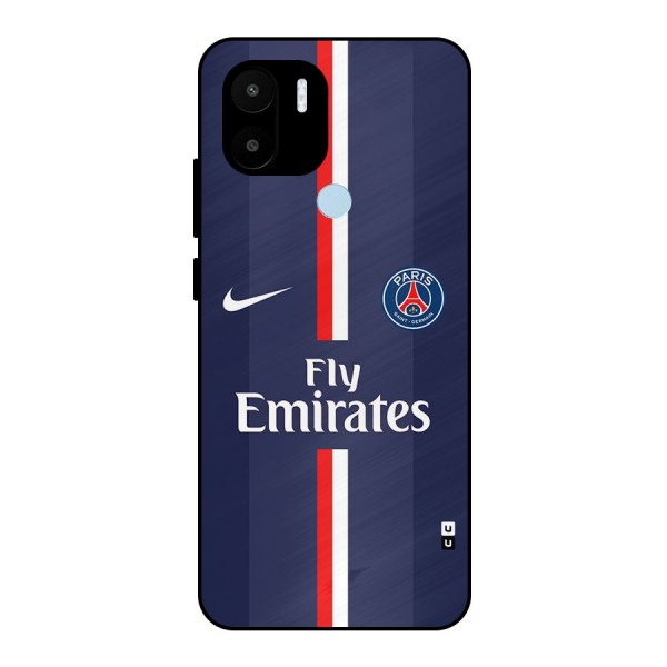 Saint Paris Jersey Metal Back Case for Redmi A1 Plus