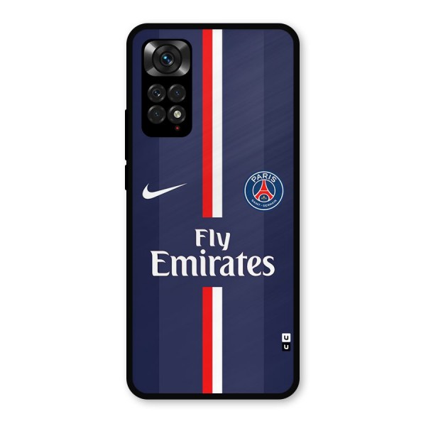 Saint Paris Jersey Metal Back Case for Redmi Note 11