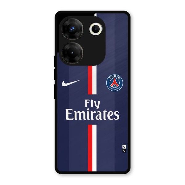 Saint Paris Jersey Metal Back Case for Tecno Camon 20