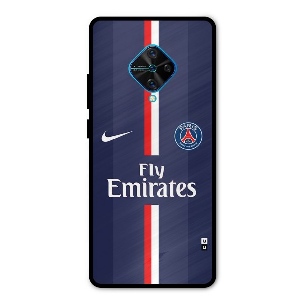 Saint Paris Jersey Metal Back Case for Vivo S1 Pro