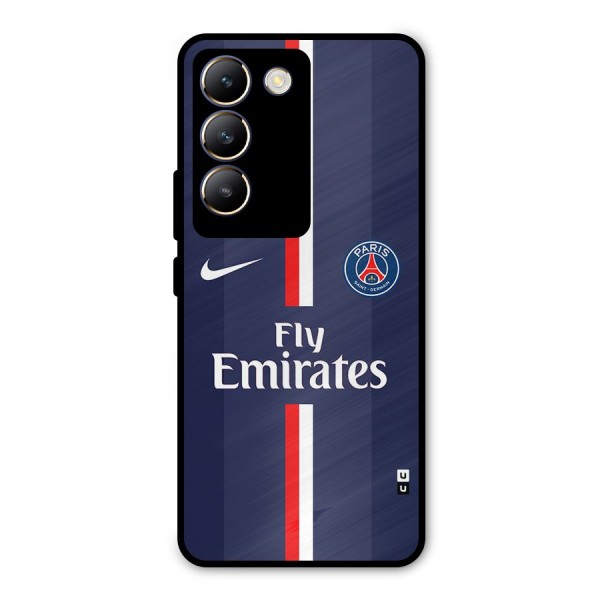 Saint Paris Jersey Metal Back Case for Vivo T3 5G