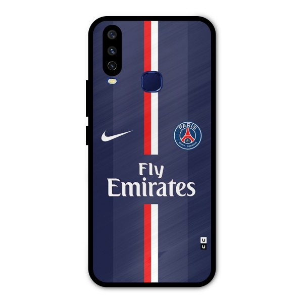 Saint Paris Jersey Metal Back Case for Vivo U10