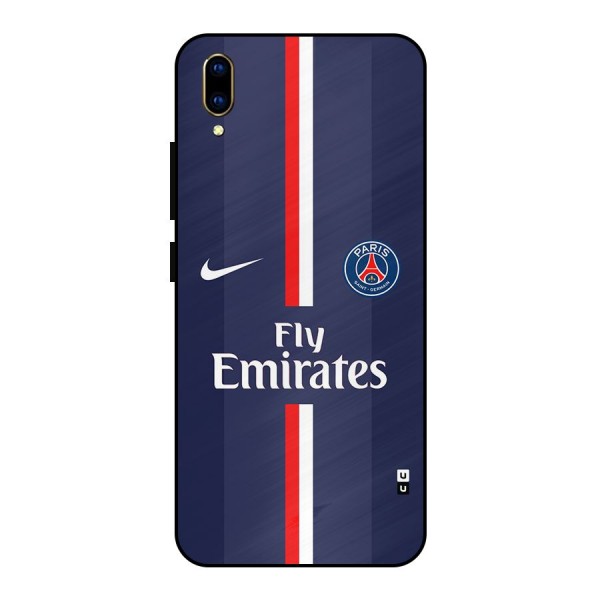 Saint Paris Jersey Metal Back Case for Vivo V11 Pro