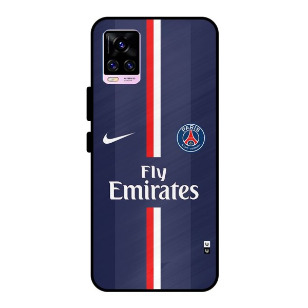 Saint Paris Jersey Metal Back Case for Vivo V20 Pro