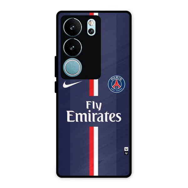 Saint Paris Jersey Metal Back Case for Vivo V29 Pro