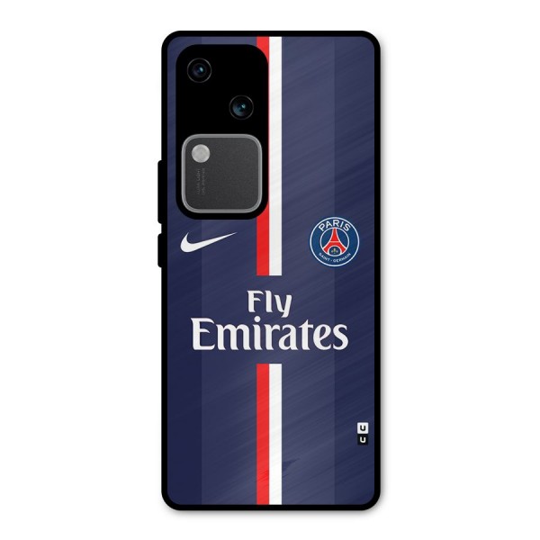 Saint Paris Jersey Metal Back Case for Vivo V30