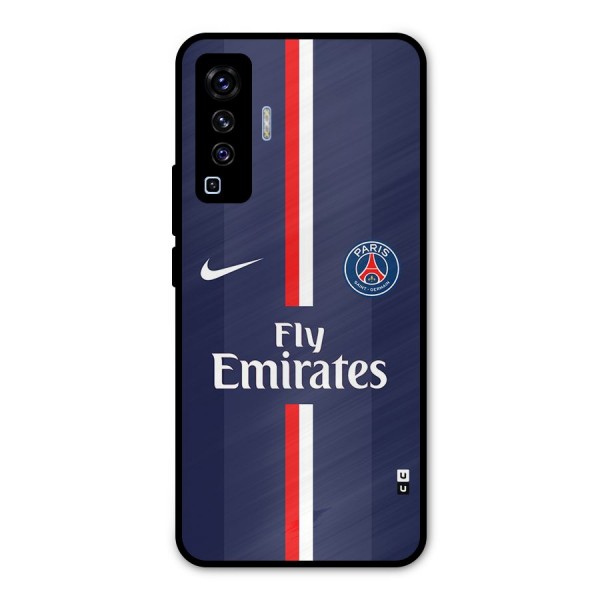 Saint Paris Jersey Metal Back Case for Vivo X50