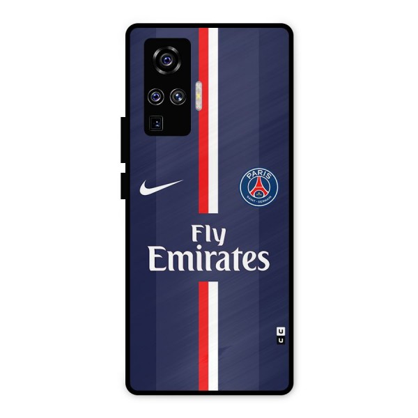 Saint Paris Jersey Metal Back Case for Vivo X50 Pro