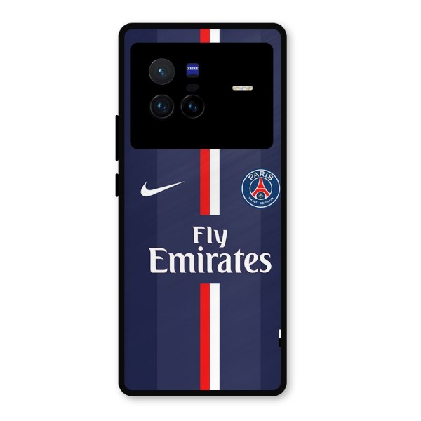 Saint Paris Jersey Metal Back Case for Vivo X80