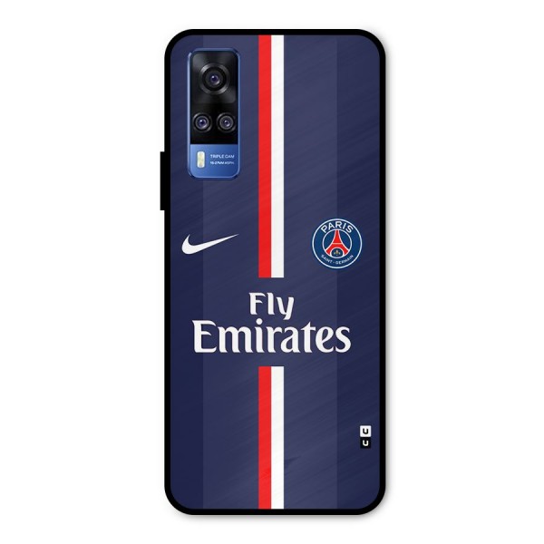 Saint Paris Jersey Metal Back Case for Vivo Y31