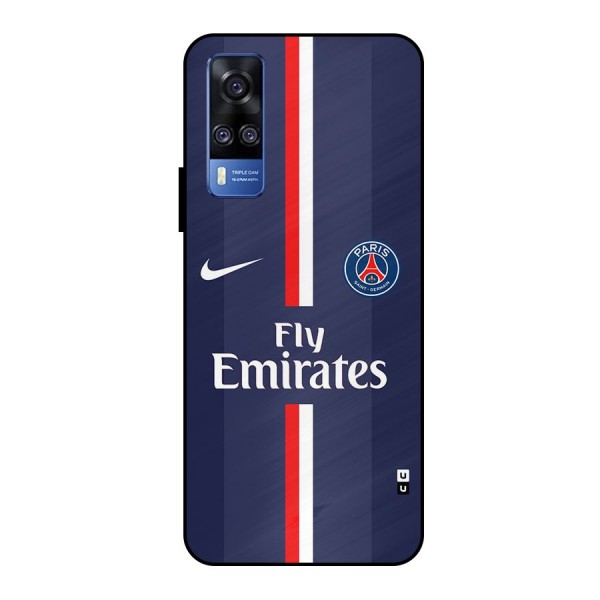 Saint Paris Jersey Metal Back Case for Vivo Y51