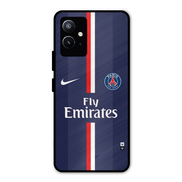 Saint Paris Jersey Metal Back Case for Vivo Y75 5G