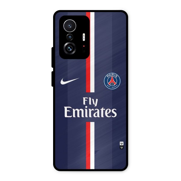 Saint Paris Jersey Metal Back Case for Xiaomi 11T Pro