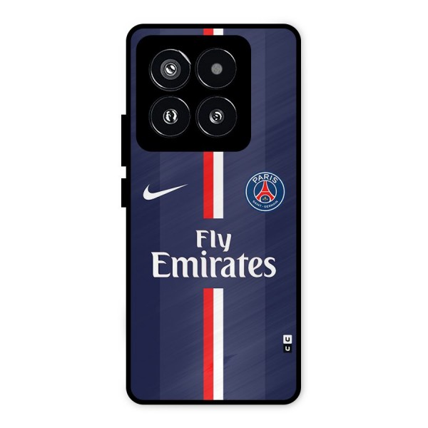 Saint Paris Jersey Metal Back Case for Xiaomi 14 Pro