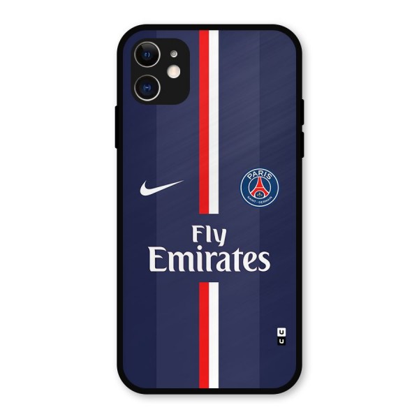 Saint Paris Jersey Metal Back Case for iPhone 11