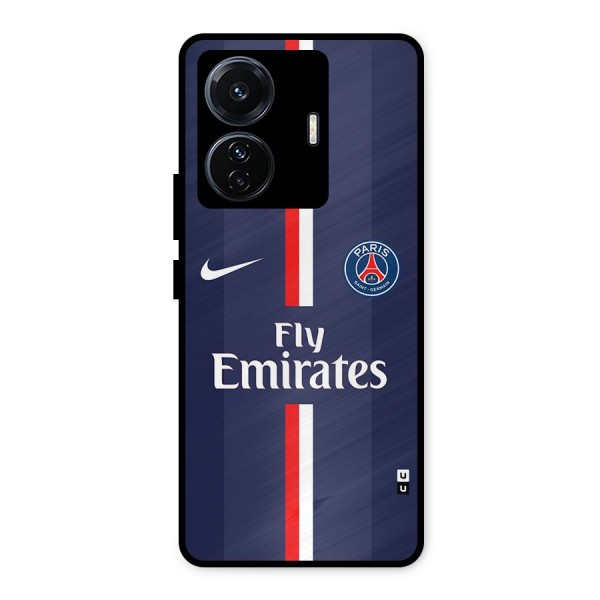 Saint Paris Jersey Metal Back Case for iQOO Z6