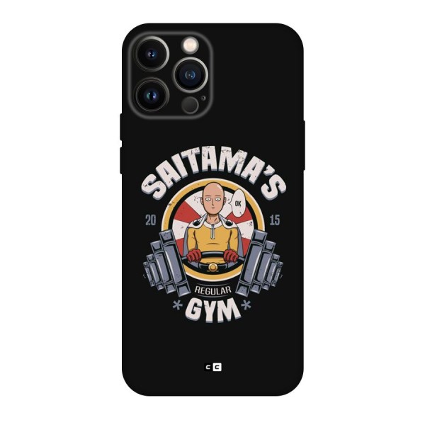 Saitama Gym Back Case for iPhone 13 Pro Max