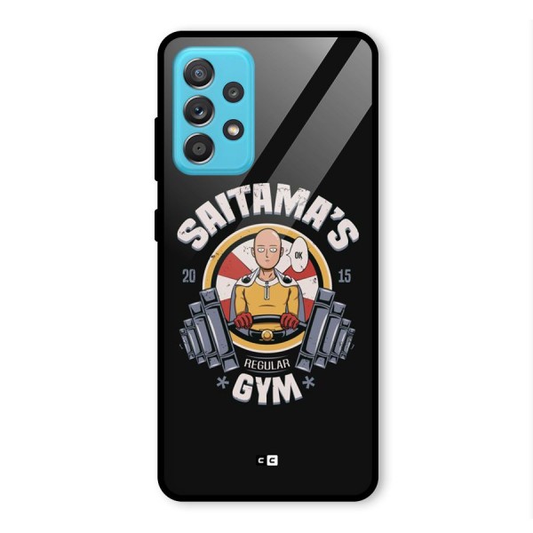 Saitama Gym Glass Back Case for Galaxy A52