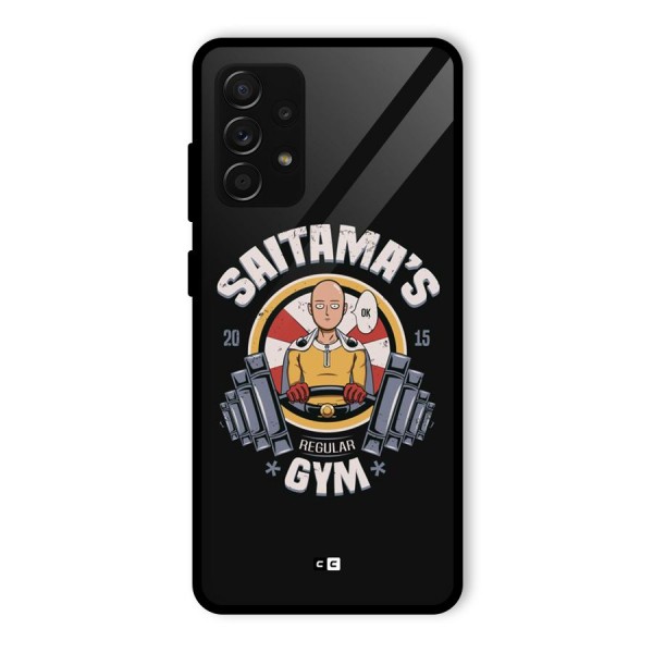 Saitama Gym Glass Back Case for Galaxy A53 5G