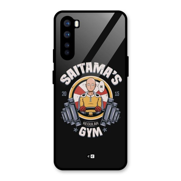 Saitama Gym Glass Back Case for OnePlus Nord