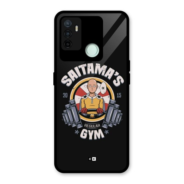 Saitama Gym Glass Back Case for Oppo A53