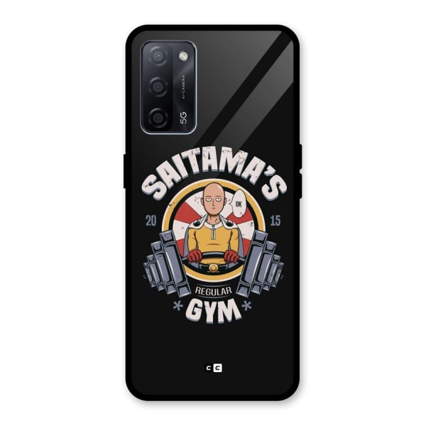 Saitama Gym Glass Back Case for Oppo A53s 5G