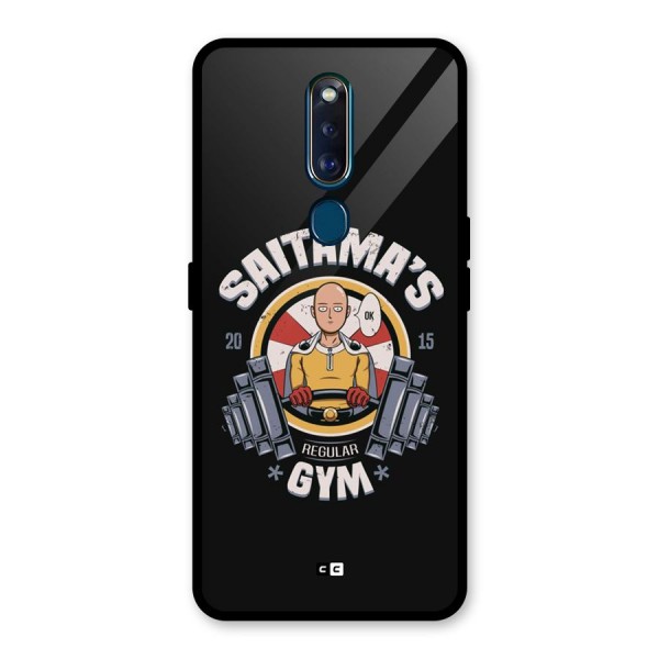 Saitama Gym Glass Back Case for Oppo F11 Pro