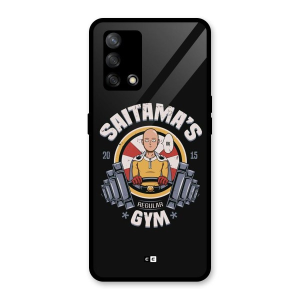 Saitama Gym Glass Back Case for Oppo F19