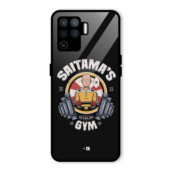 Saitama Gym Glass Back Case for Oppo F19 Pro