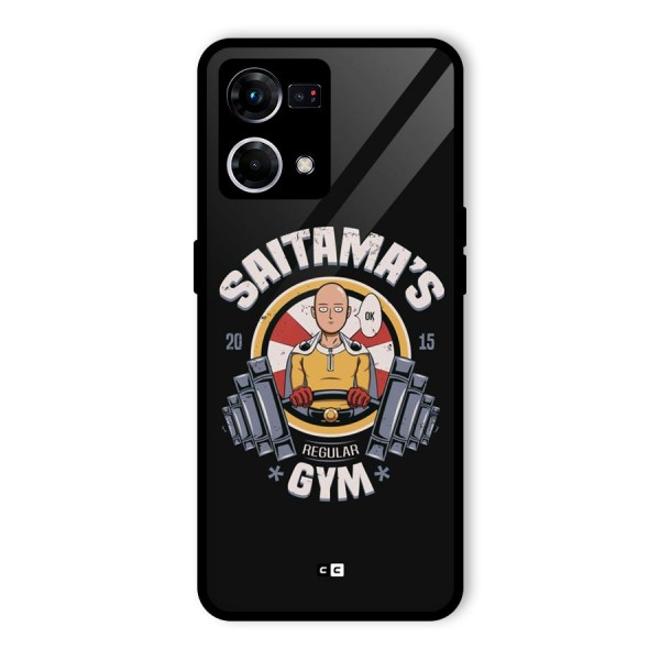 Saitama Gym Glass Back Case for Oppo F21 Pro 5G