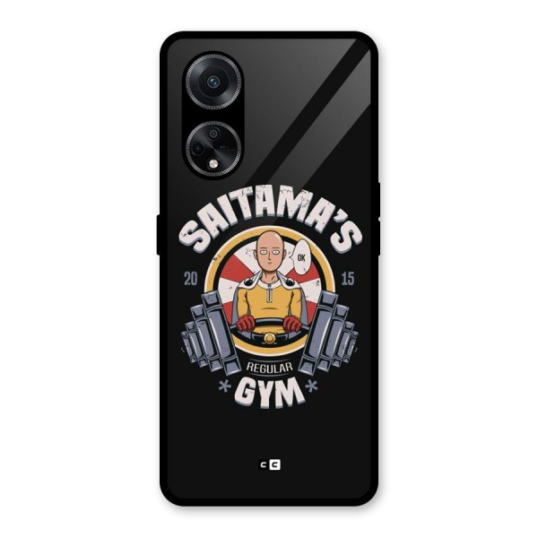 Saitama Gym Glass Back Case for Oppo F23