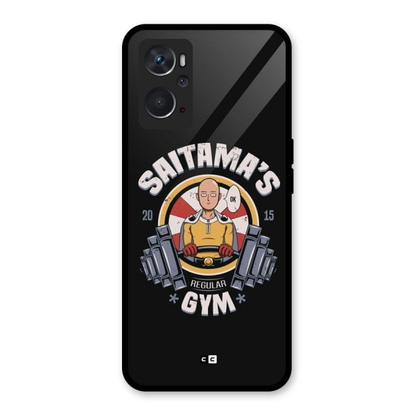 Saitama Gym Glass Back Case for Oppo K10 4G