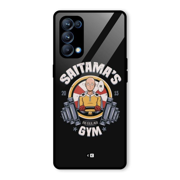 Saitama Gym Glass Back Case for Oppo Reno5 Pro 5G