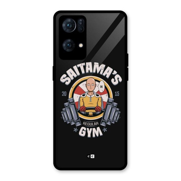 Saitama Gym Glass Back Case for Oppo Reno7 Pro 5G