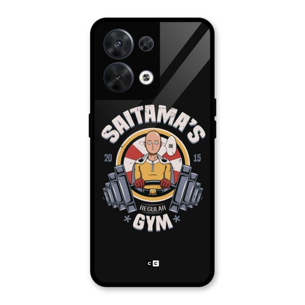 Saitama Gym Glass Back Case for Oppo Reno8 5G