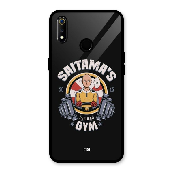 Saitama Gym Glass Back Case for Realme 3