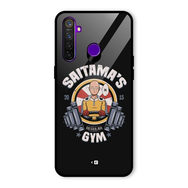 Saitama Gym Glass Back Case for Realme 5 Pro