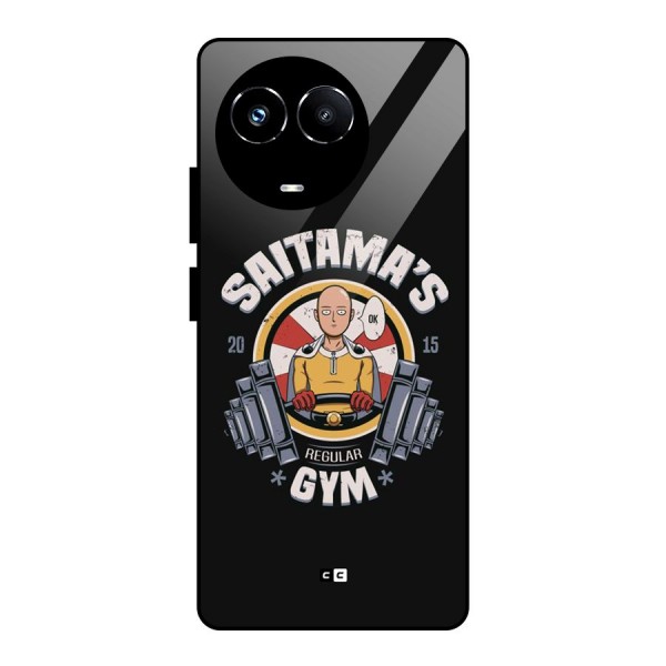 Saitama Gym Glass Back Case for Realme Narzo 60X