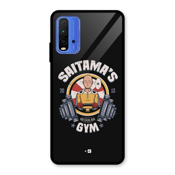 Saitama Gym Glass Back Case for Redmi 9 Power