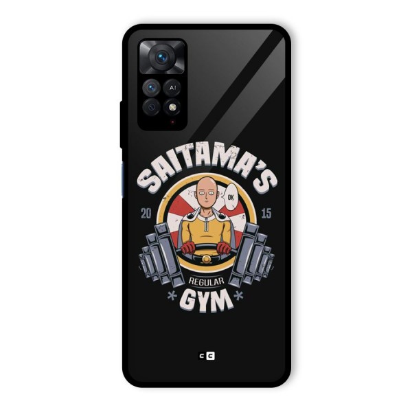 Saitama Gym Glass Back Case for Redmi Note 11 Pro