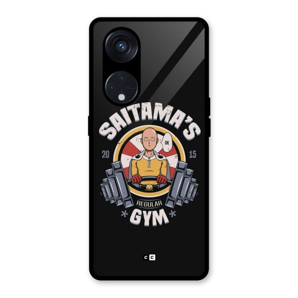 Saitama Gym Glass Back Case for Reno8 T 5G