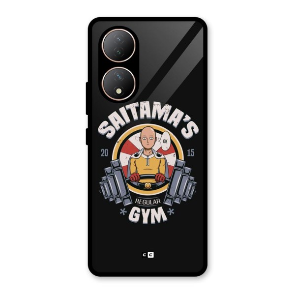 Saitama Gym Glass Back Case for Vivo T2