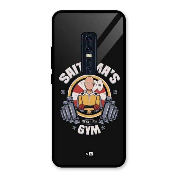 Saitama Gym Glass Back Case for Vivo V17 Pro