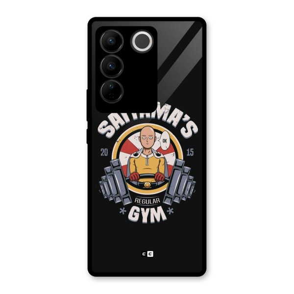 Saitama Gym Glass Back Case for Vivo V27