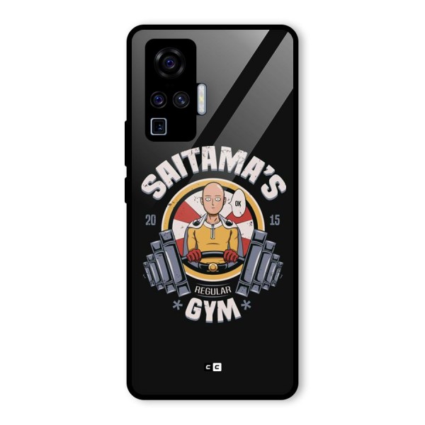 Saitama Gym Glass Back Case for Vivo X50 Pro