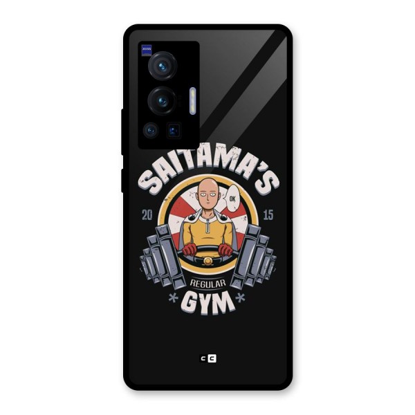 Saitama Gym Glass Back Case for Vivo X70 Pro