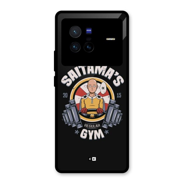 Saitama Gym Glass Back Case for Vivo X80