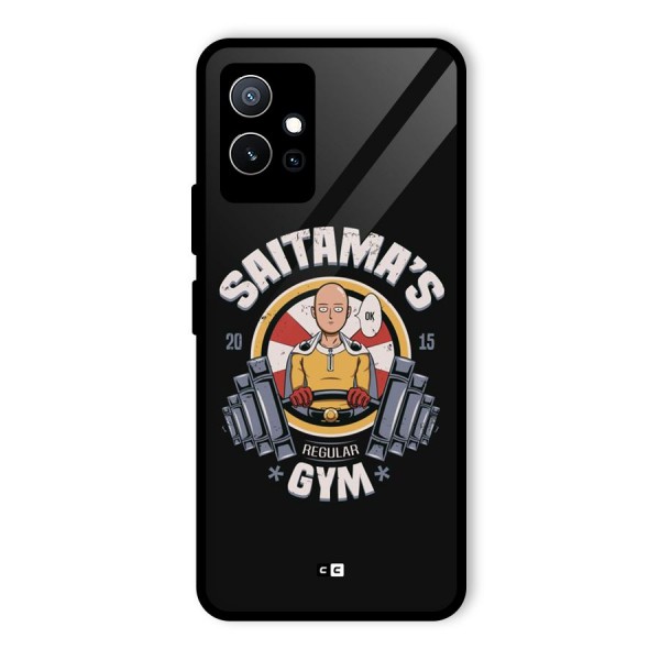 Saitama Gym Glass Back Case for Vivo Y75 5G