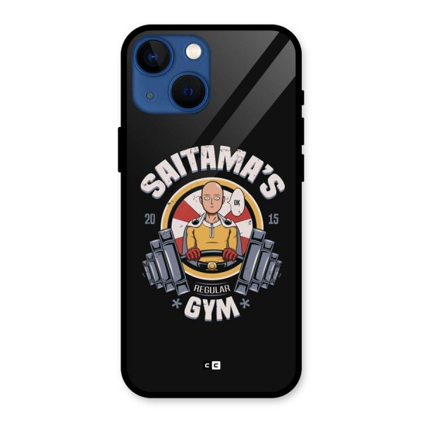 Saitama Gym Glass Back Case for iPhone 13 Mini